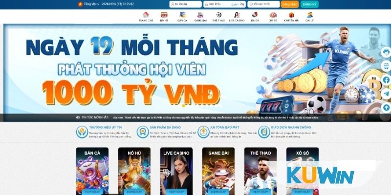 Hướng dẫn cách đăng nhập KUWIN qua link an toàn không bị chặn